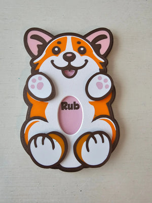 The Tween Space Corgi Belly Rub Toy — Interactive Sensory Fidget | 3D Printed by The Tween Space, Southern food gift detail photo 3