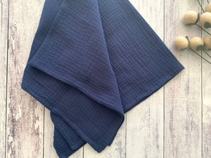 Cotton Crinkle Cloth Napkins, set of four by Dot and Army, cloth napkins detail photo 10