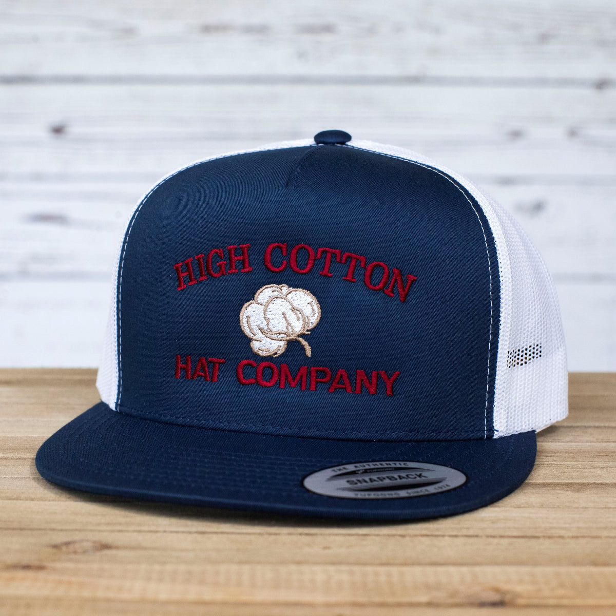 Cotton Top Flat Bill Hat by High Cotton Hat Co in Texas