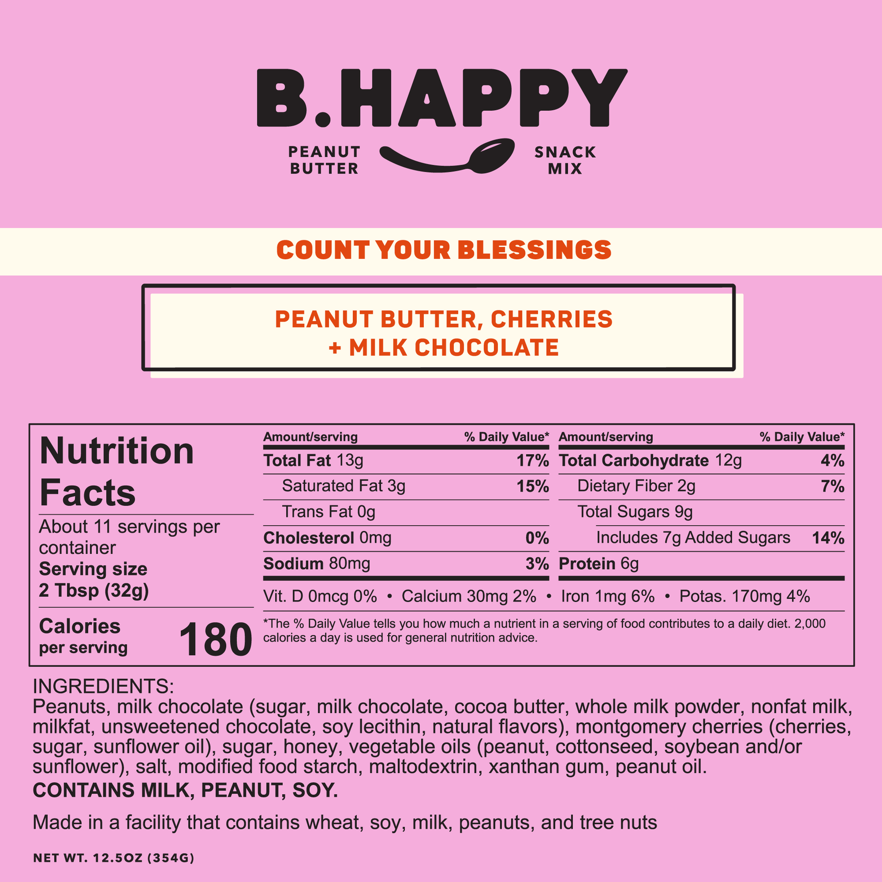 Count Your Blessings Cherry Chocolate Peanut Butter