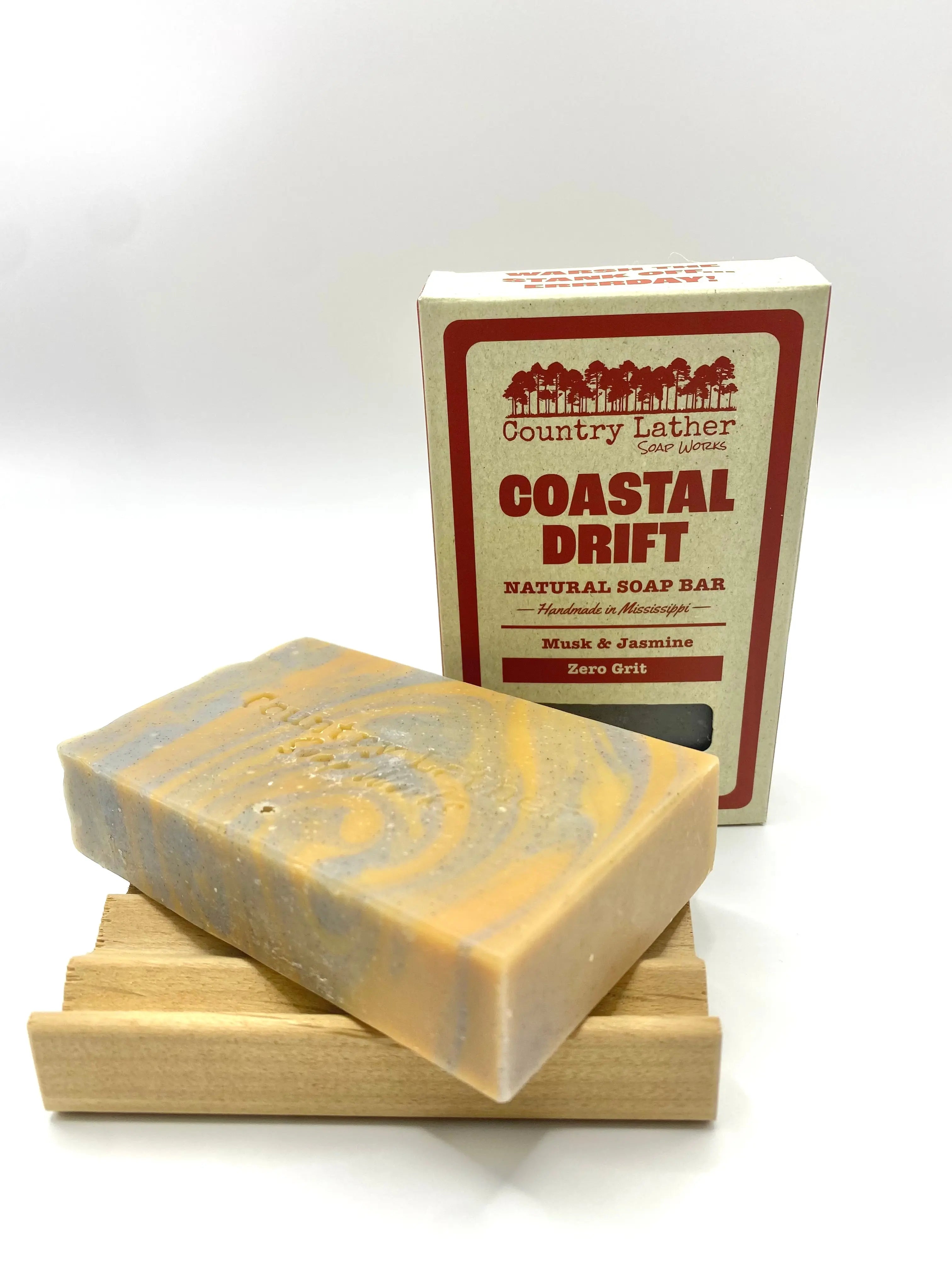 Country Lather Ripped Soap Bar - Activated Charcoal Men's Soap Country Lather Soap Works