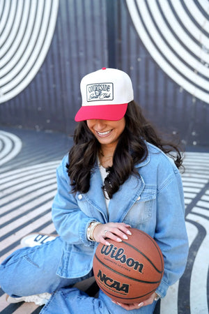 Courtside Social Club - Vintage Trucker Hat by KenzKustomz, Southern lifestyle apparel detail photo 6
