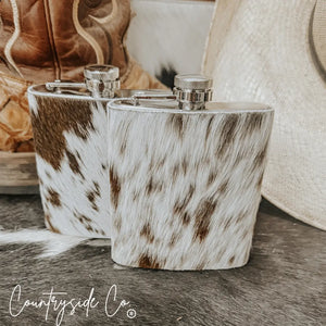 Cowhide Flask Countryside Co.