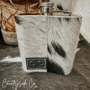 Cowhide Flask Countryside Co.