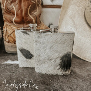 Cowhide Flask Countryside Co.