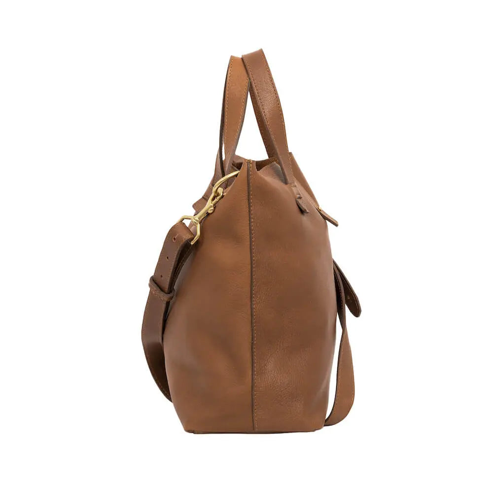 Craft & Forge Leather Tote by Mission Mercantile Leather Goods, handmade leather goods detail photo 11