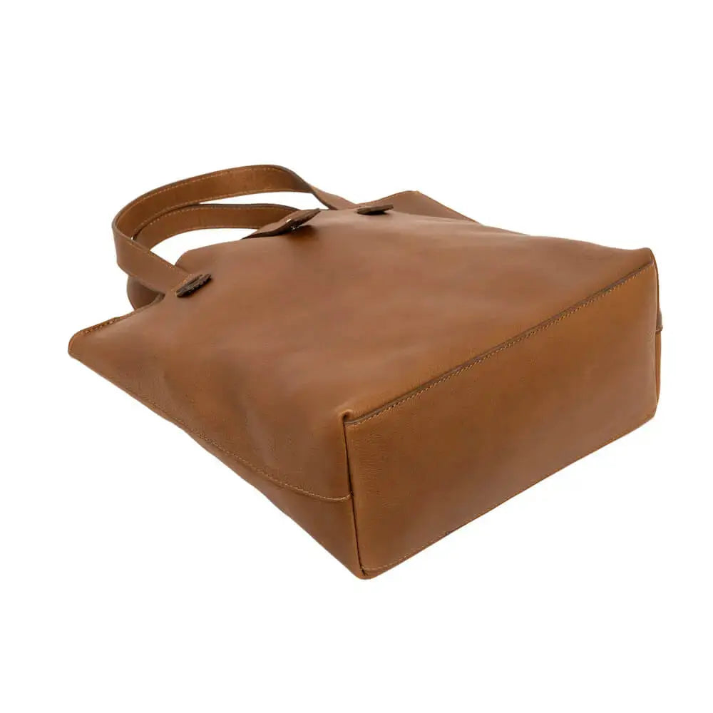Craft & Forge Leather Tote by Mission Mercantile Leather Goods, handmade leather goods detail photo 13