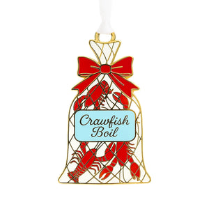 Crawfish Boil Enamel Ornament by Nola Tawk, Southern home decor main product photo