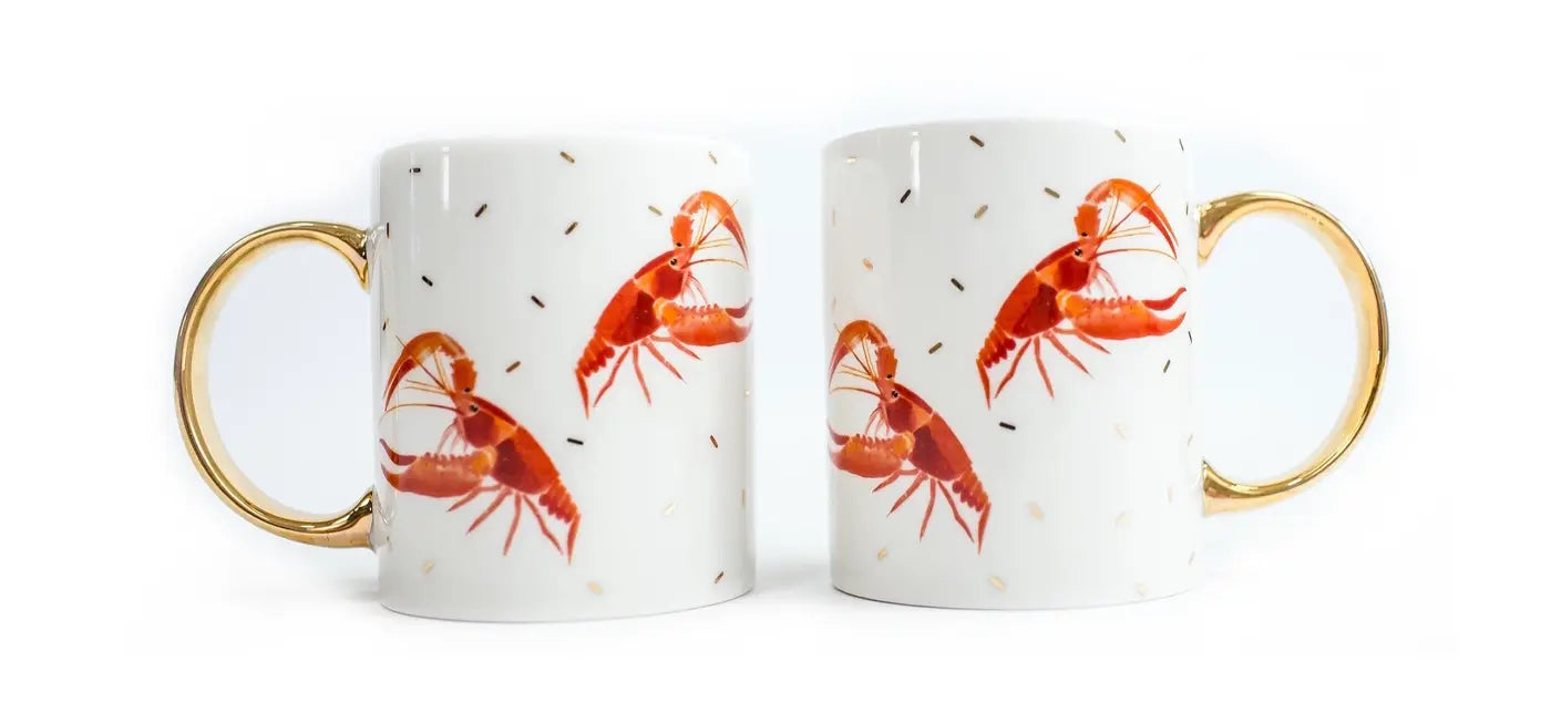 Crawfish Ceramic Mug Nola Tawk