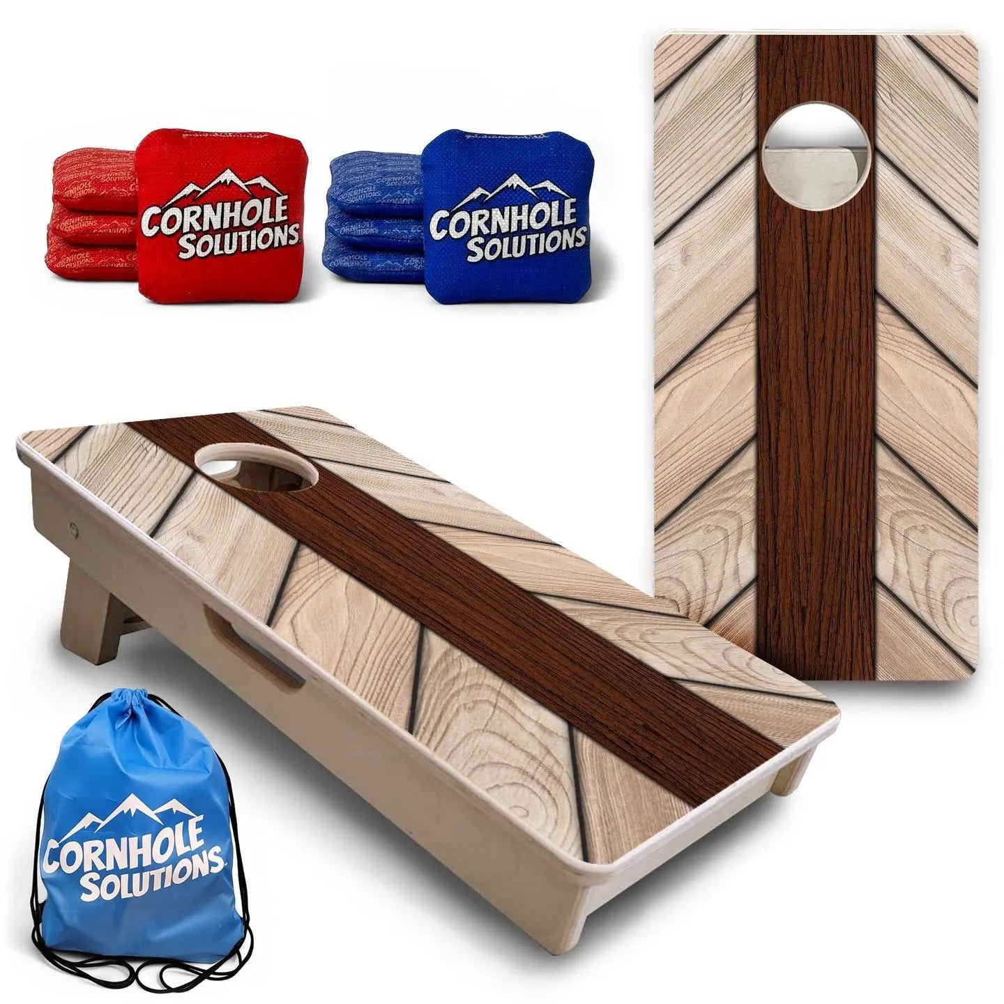 Cream Planks - Mini or Vacation Size Cornhole Boards Cornhole Solutions