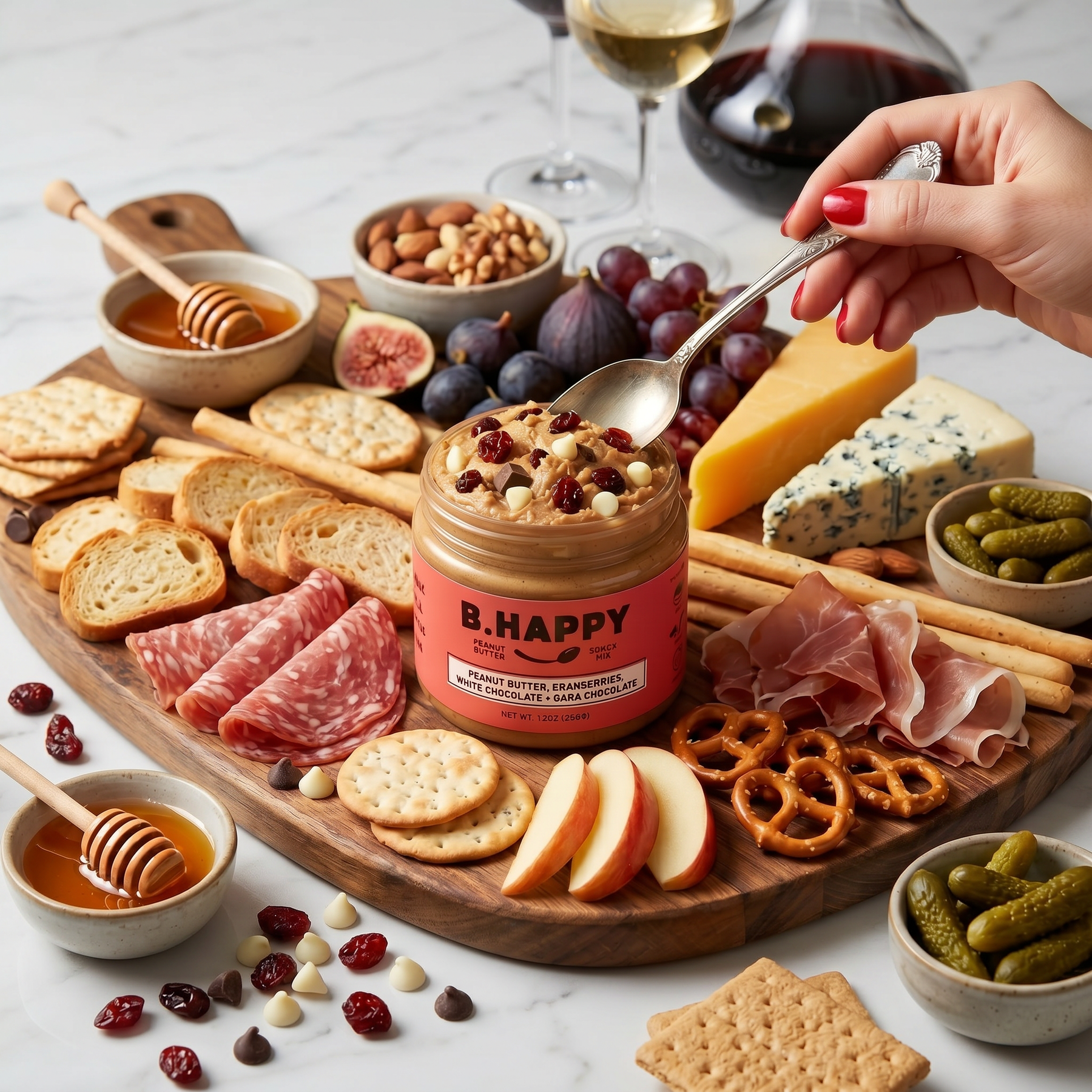 Joy To The World by B. Happy Peanut Butter, Southern food gift detail photo 3
