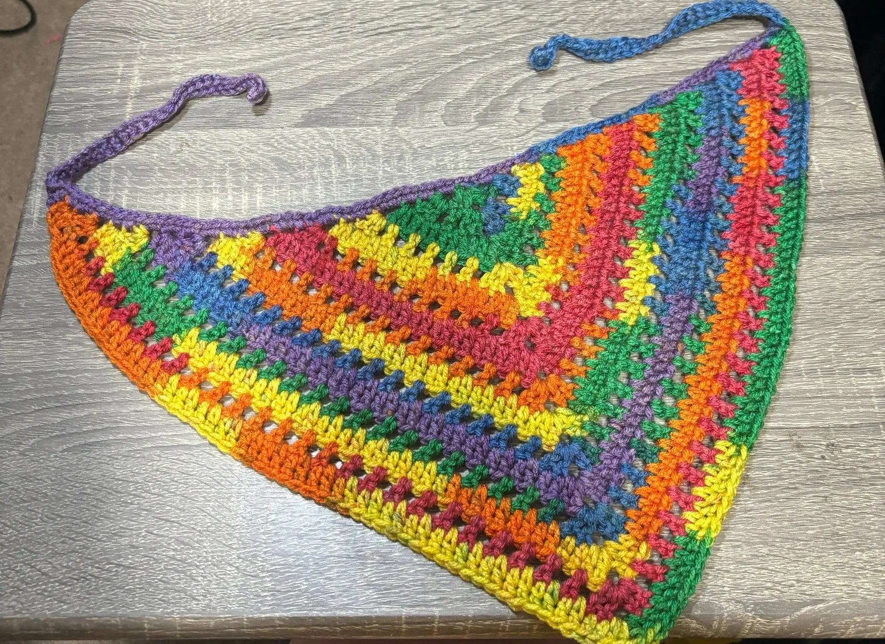 Crocheted Bandanas by Klassy Krafts, pet accessory detail photo 3