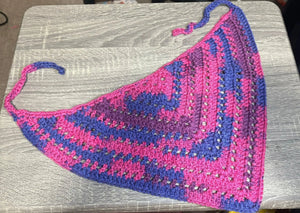 Crocheted Bandanas by Klassy Krafts, pet accessory detail photo 4