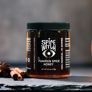 Pumpkin Spice Honey jar by Spice Witch