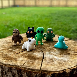 Cryptid Critters Fidget Bundle by Mushroom Lady Co, 3D printed gift main product photo