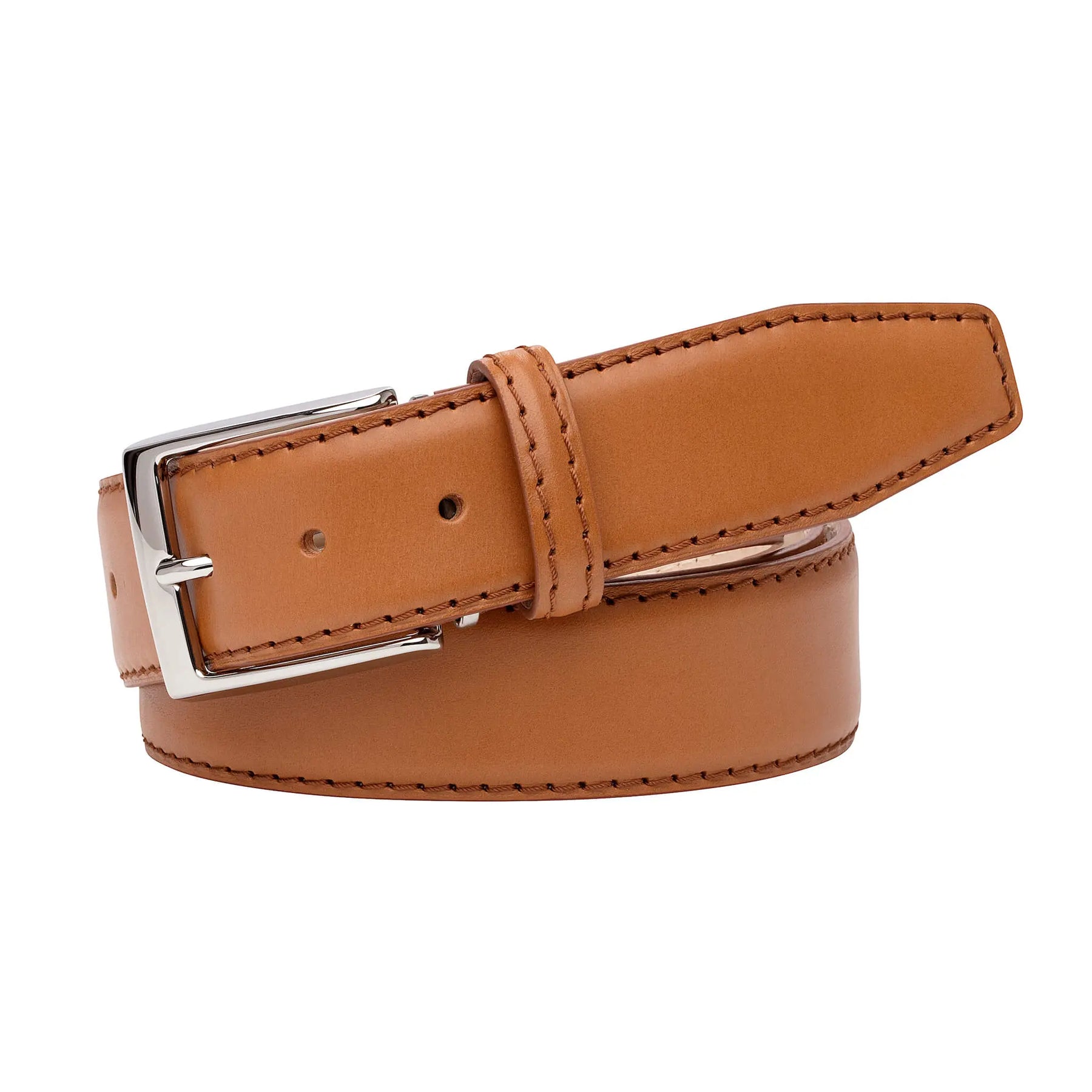 Cuero Smooth Italian Calf Leather Belt by Roger Ximenez: Bespoke Belts and Leather Accessories, handmade leather goods detail photo 3