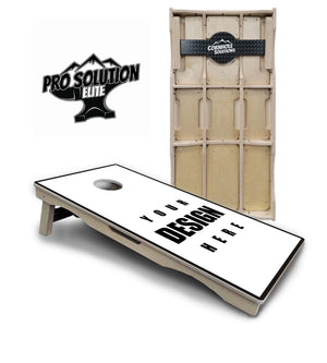 Custom Cornhole Boards - Pro Solution Elite Series by Cornhole Solutions, custom cornhole board main product photo