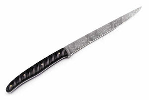 Handmade Damascus Steel Fillet Fishing Knife — Resin Handle