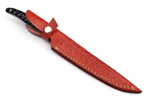 Handmade Damascus Steel Fillet Fishing Knife — Resin Handle