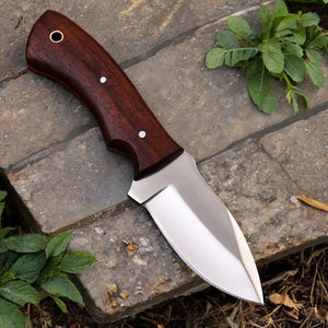 Custom Handmade Hunting Knife – High-Carbon Steel Blade by Damascus Knife Store, Damascus knife detail photo 2
