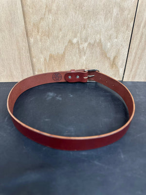 Custom Leather Belt by Kw Leatherworks, handmade leather goods main product photo