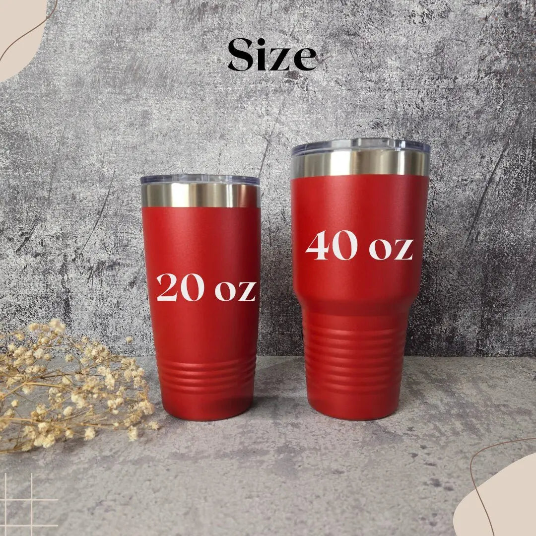 Custom Logo Tumbler by EverLee Creations, custom drinkware detail photo 3