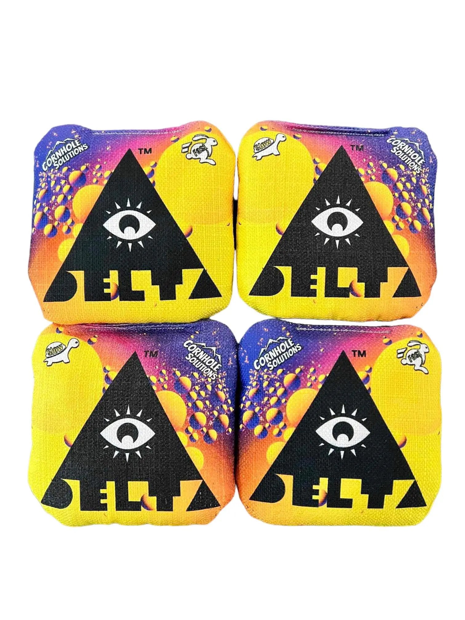 Custom - REC Cornhole Bags – Regulation 6"x6" – Set of 4 by Cornhole Solutions, custom cornhole board detail photo 4