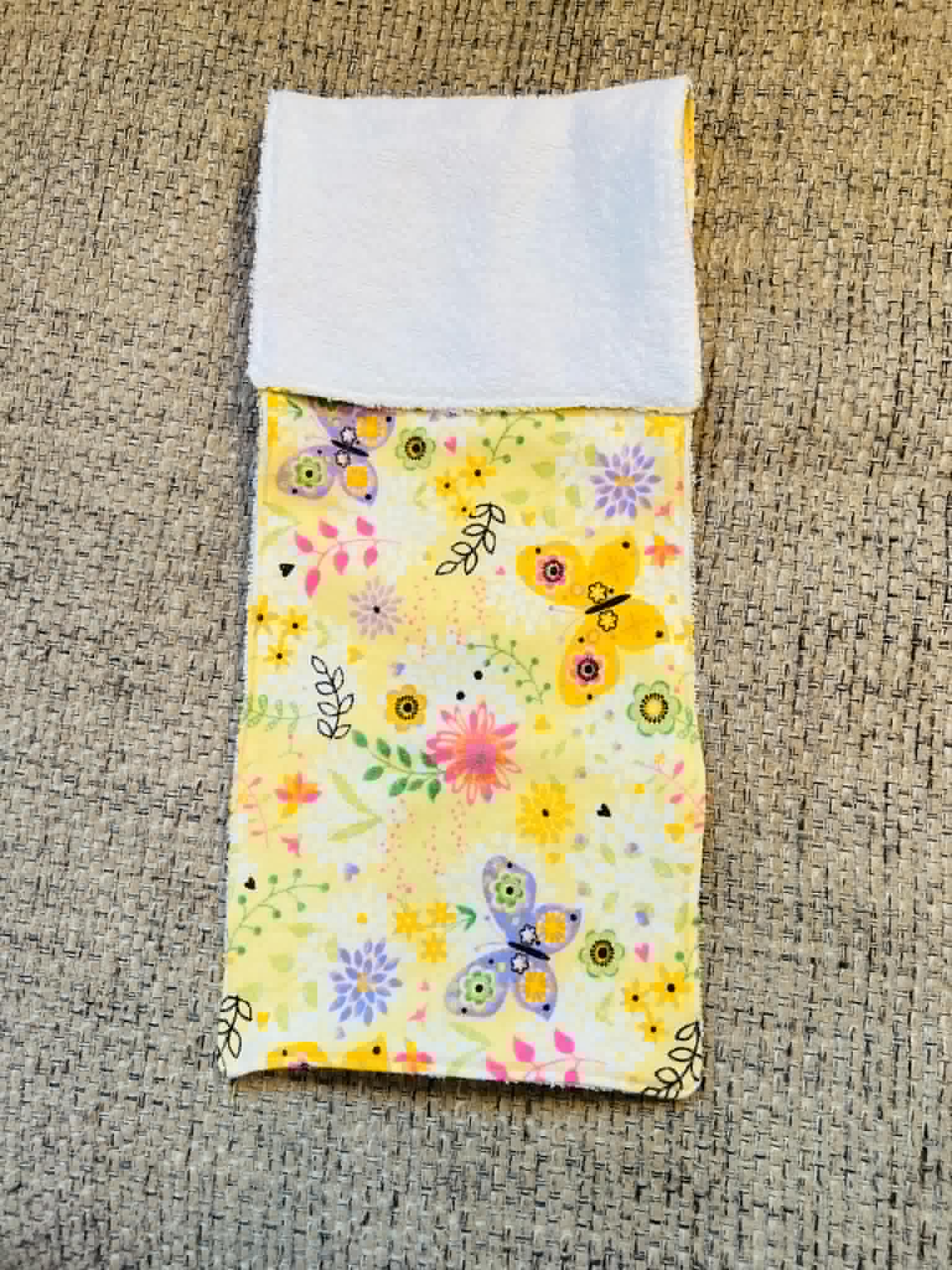 Customizable Burp Cloth by East Mississippi Creations, children's boutique clothing detail photo 3