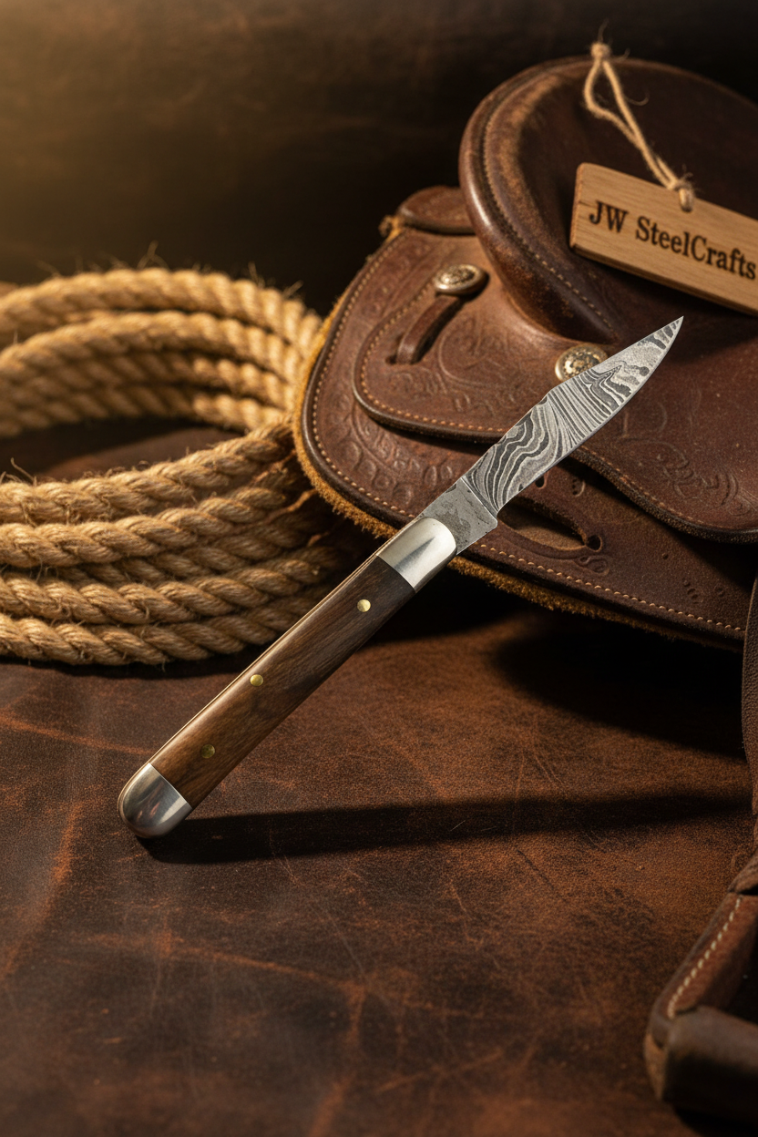 Rosewood Folding Knife product detail, view 3