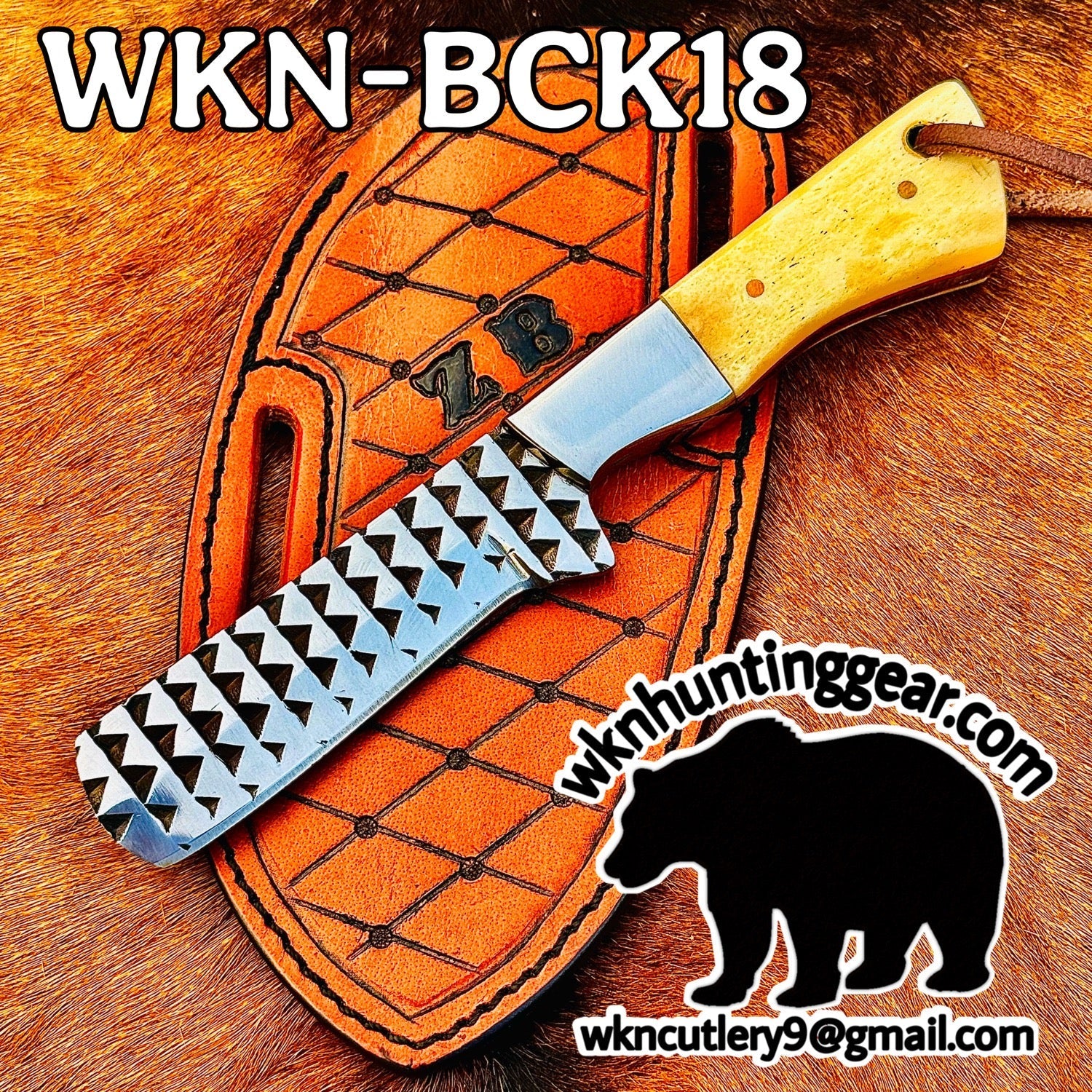 Pyramid File-Work Bull Cutter Knife by Divine Knives