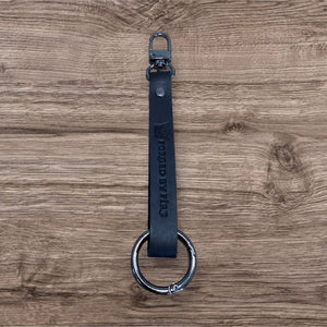 Forged By Fire Keychain - Leather & Gunmetal by Forged By Fire — view 3 of 5