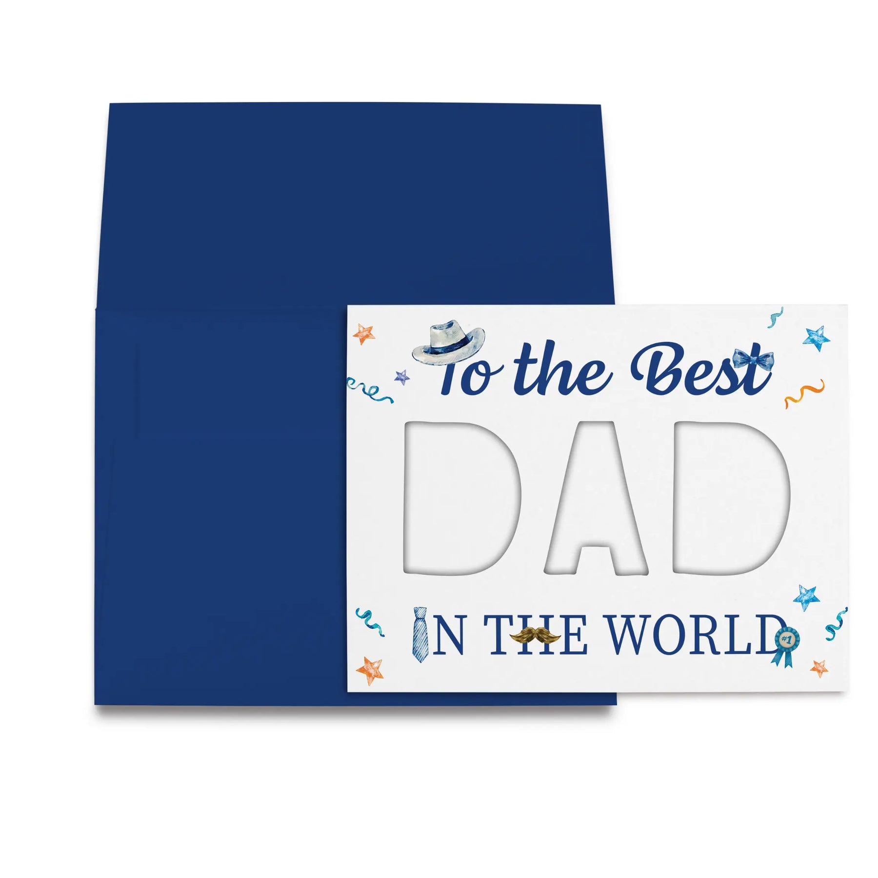 DAD Cut-Out Card – DIY Father’s Day Kit (Physical Card + Printable Template) - Father's Day Themed Nola Tawk
