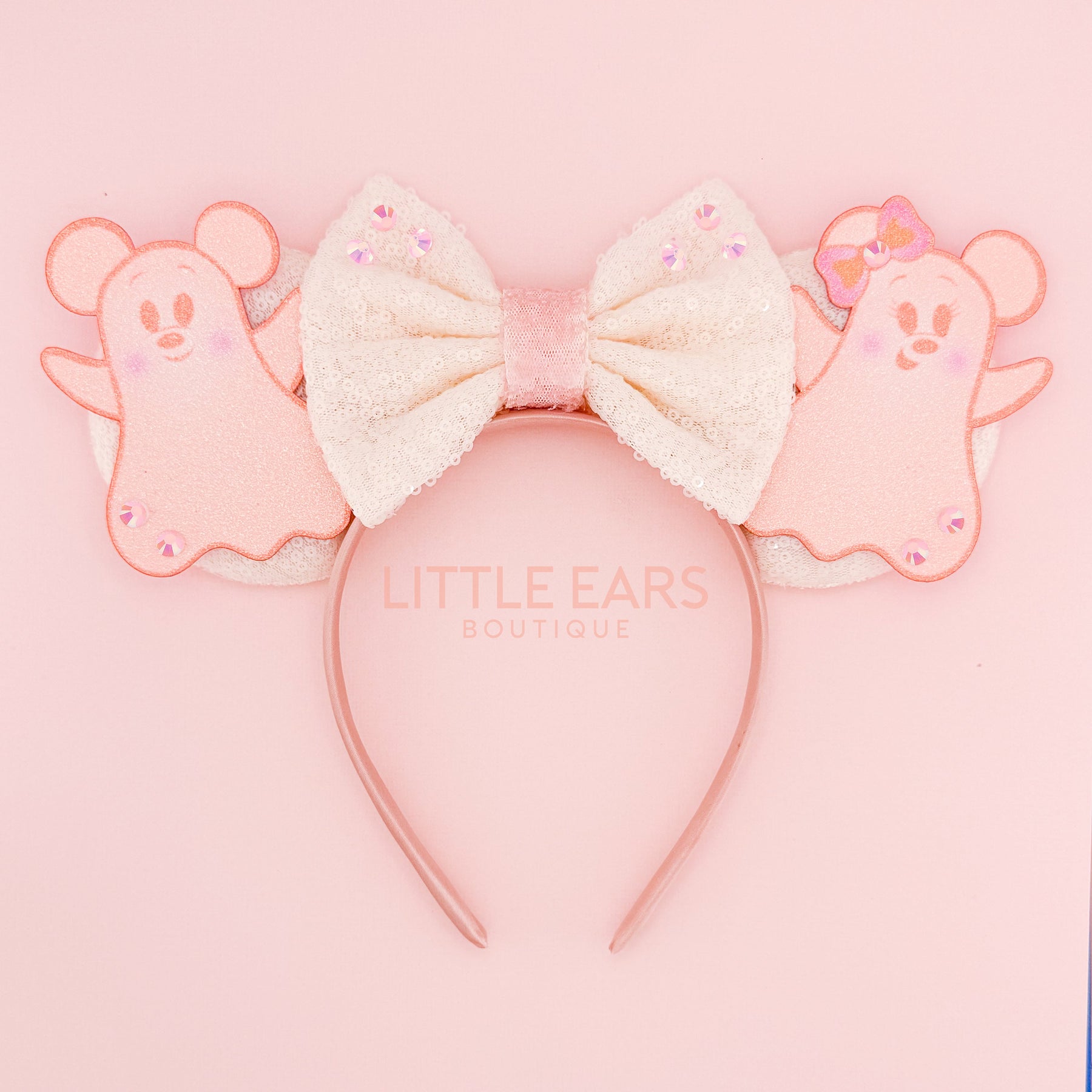 Pastel Ghosts Halloween Ears by Little Ears Boutique, travel planning service main product photo
