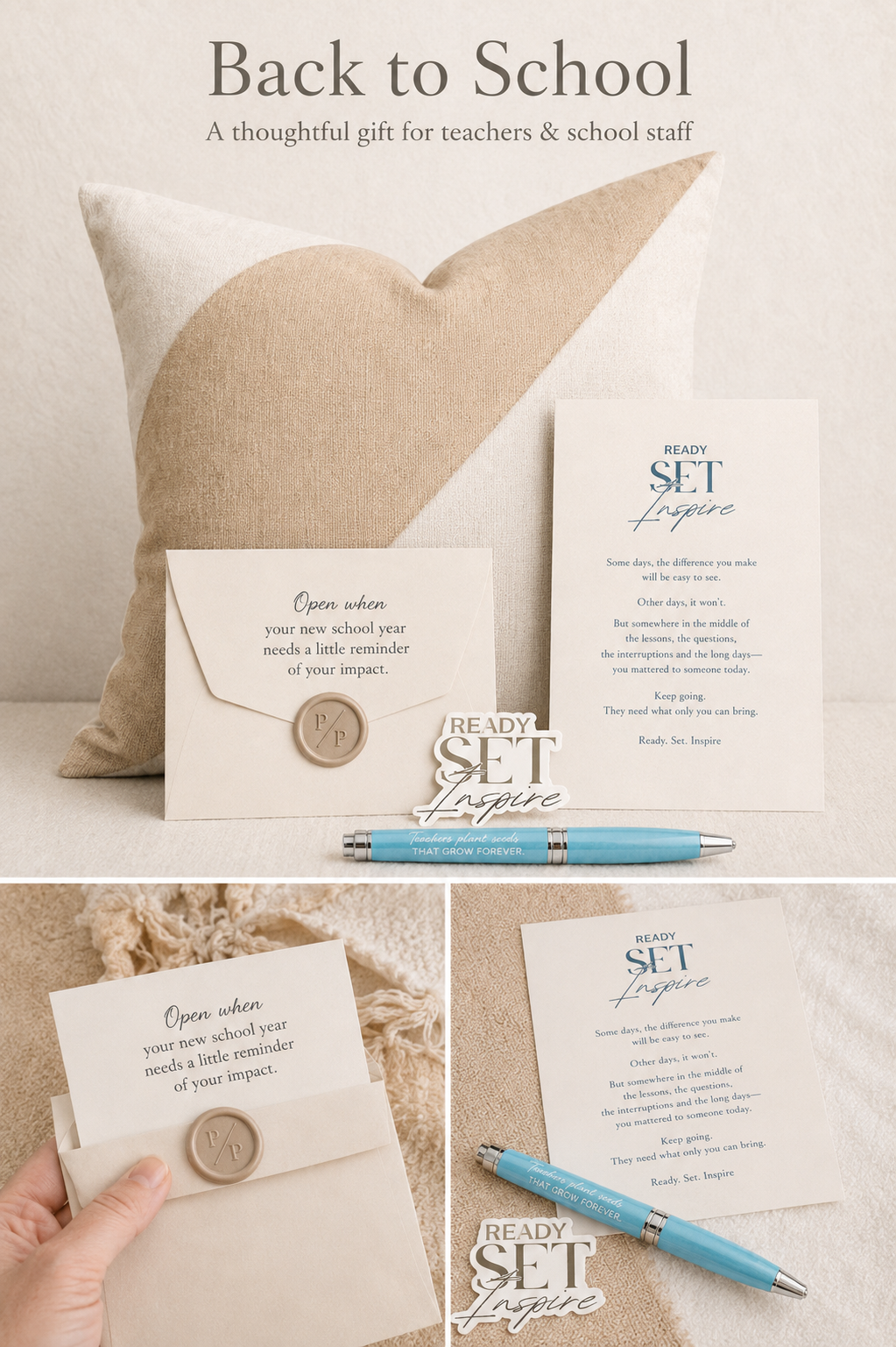 Back to School Pillow Pack by PillowPackShop