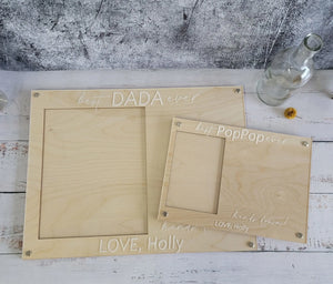 DIY Handprint Picture Frame by EverLee Creations, paper gift detail photo 6