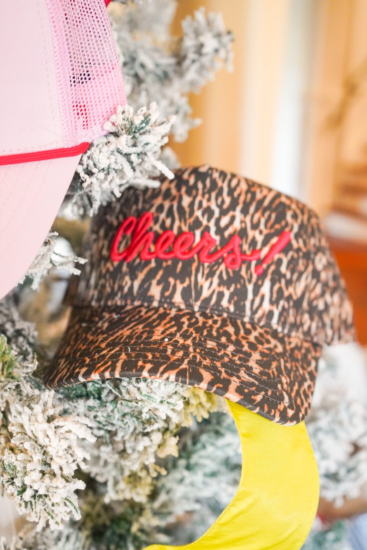 Cheers! - Luxe Leopard Trucker Hat by KenzKustomz, view 4