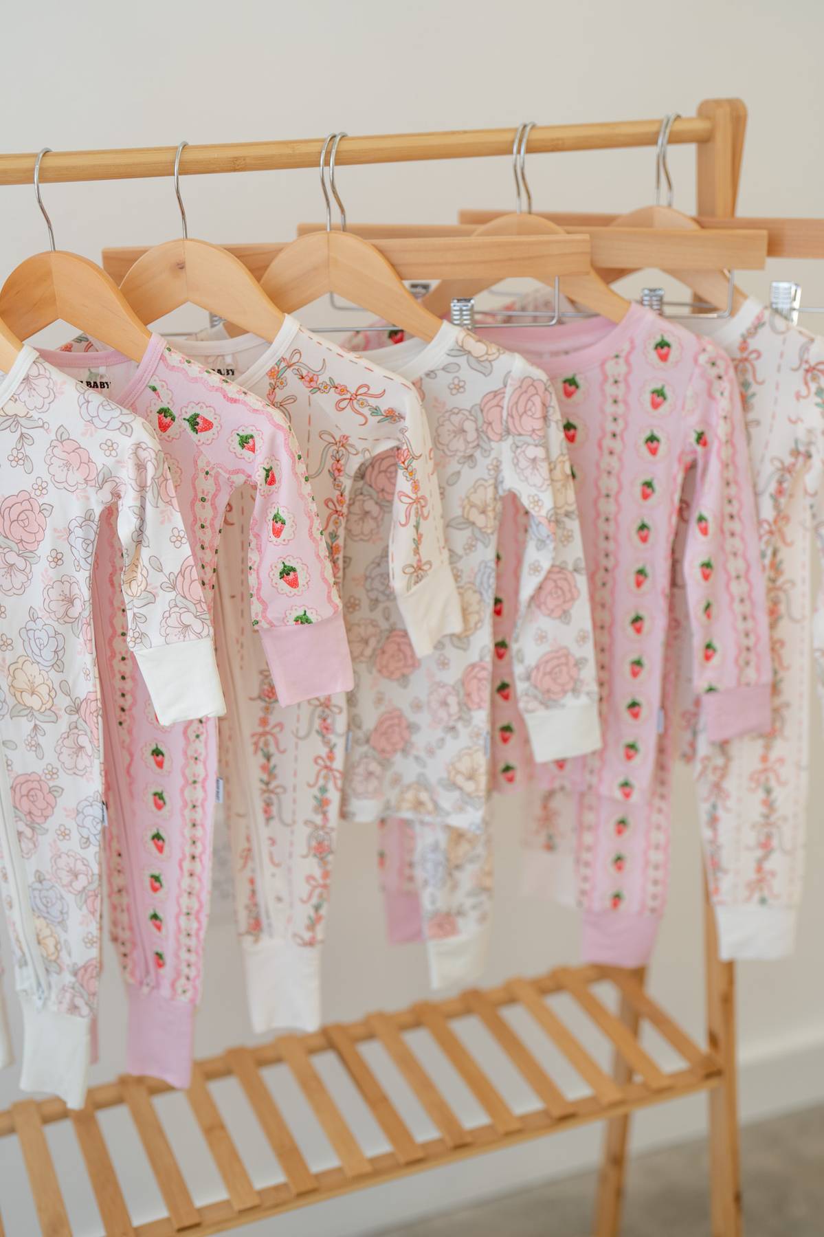 Strawberry Stripe | Convertible Zippy Romper by Boosh Baby image 6
