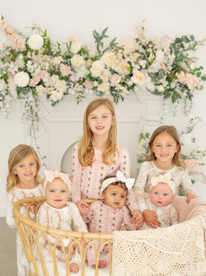 Strawberry Stripe | Two-Piece Pajama Set by Boosh Baby image 7