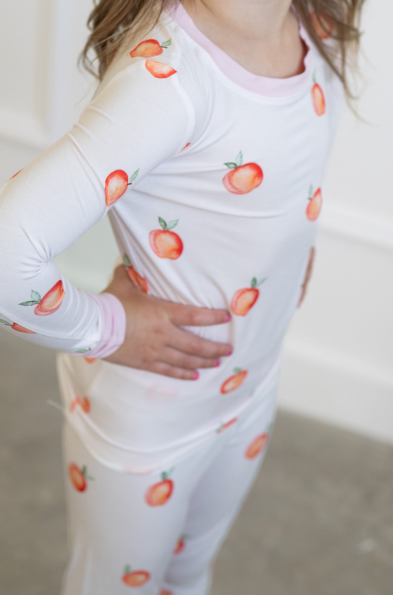 Sweet Peach | Two Piece Pajama Set by Boosh Baby image 10