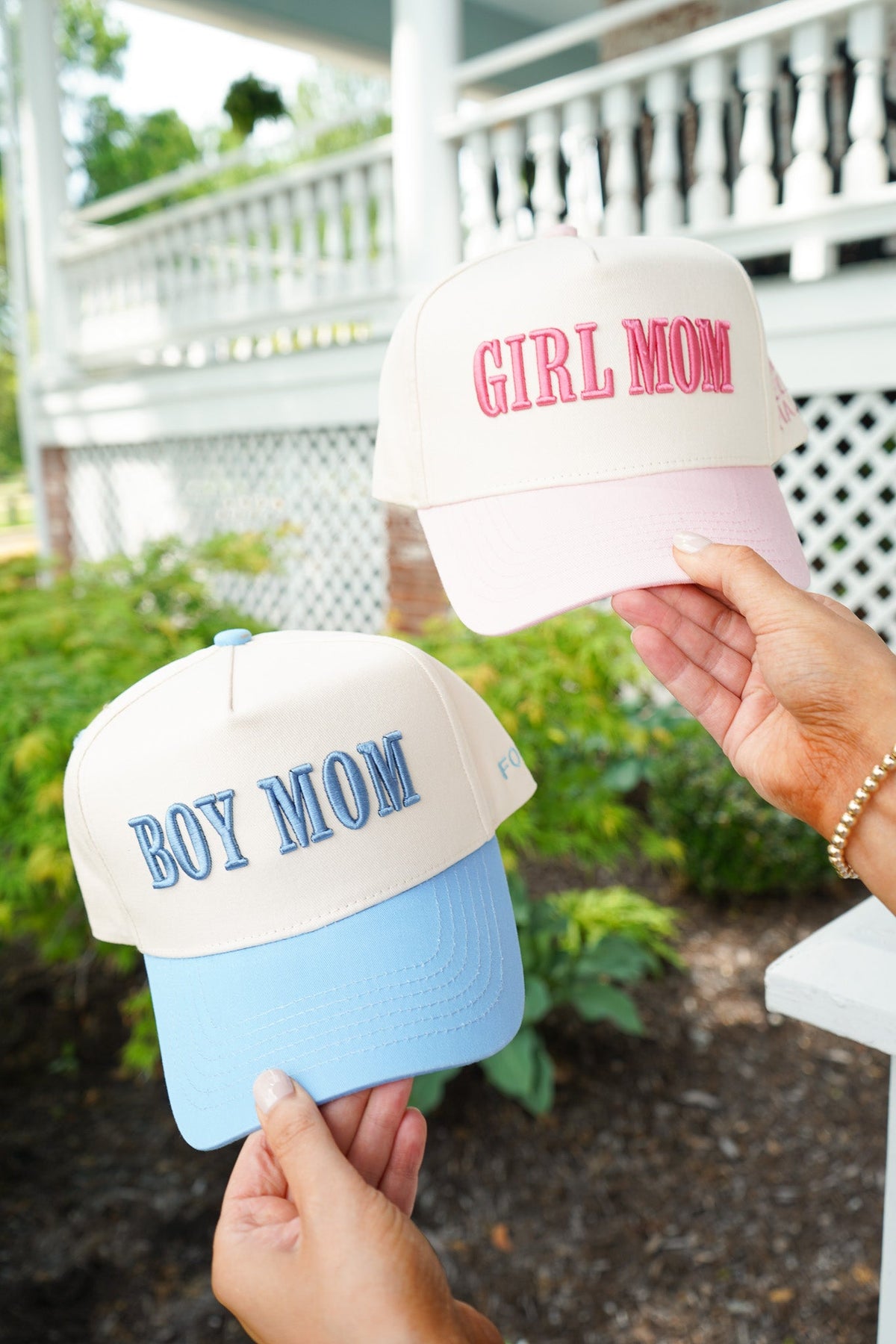 Personalized Mom Trucker Hat by KenzKustomz — product view 1