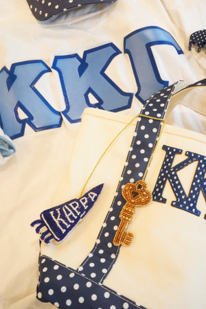 Sorority Greek Beaded Bag Charms by KenzKustomz product view 4