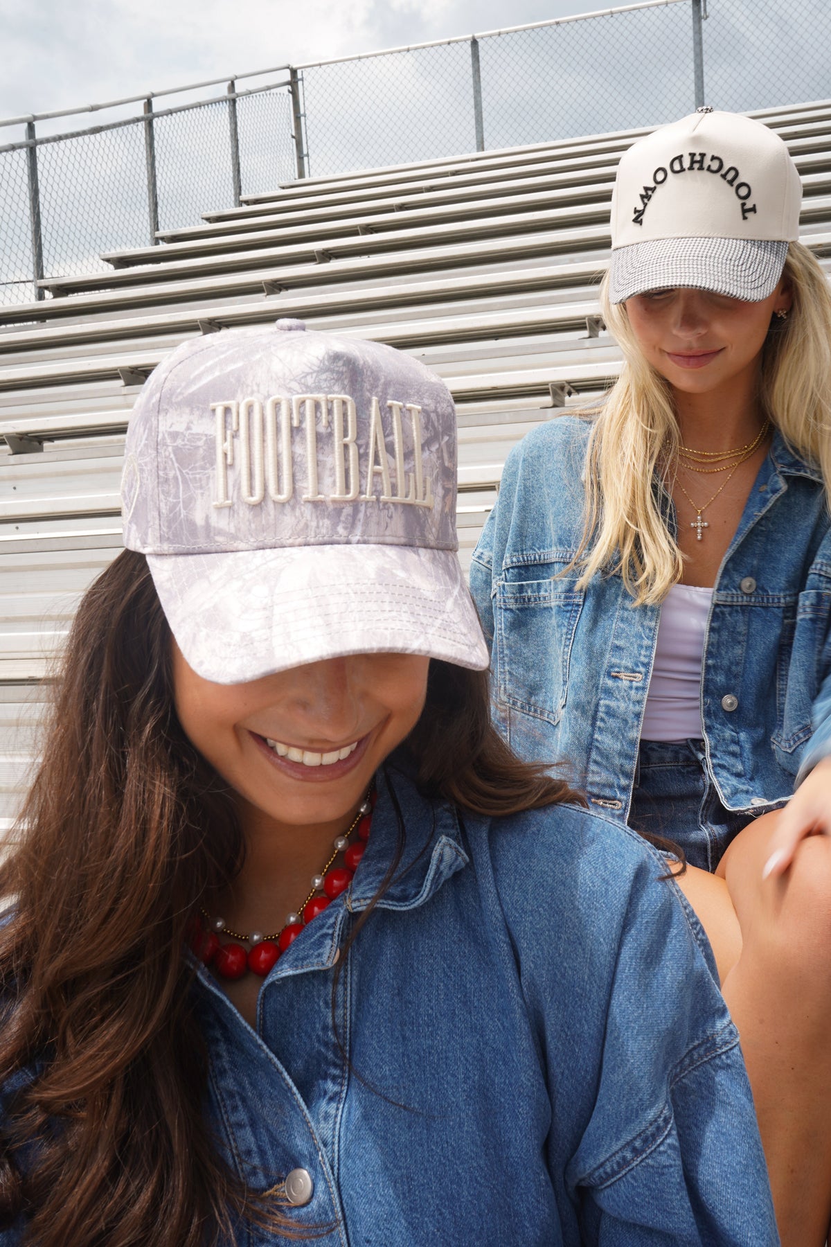 FOOTBALL. - Washed Camo Trucker Hat by KenzKustomz, view 8