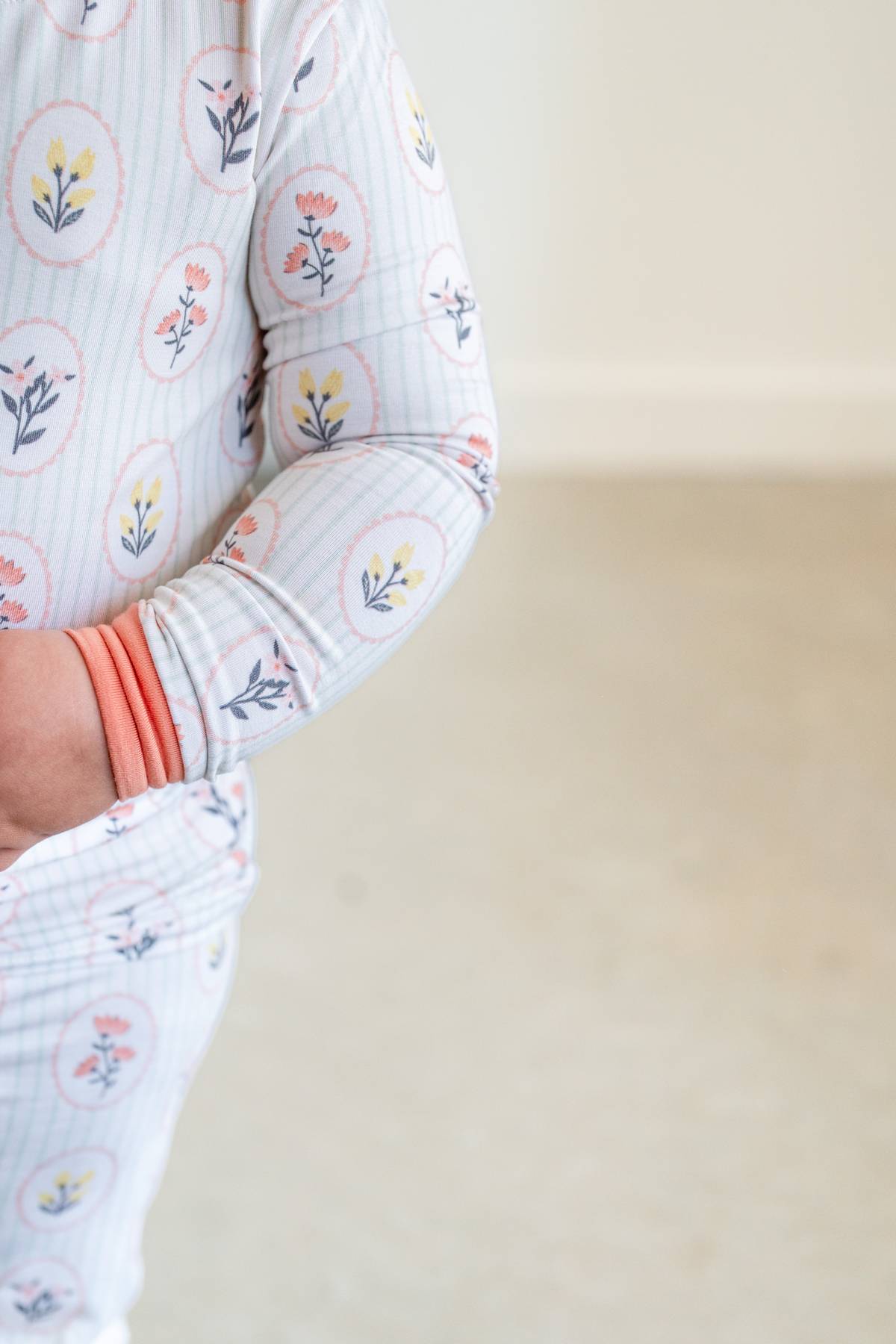 Floral Cottage Core | Two Piece Pajama Set by Boosh Baby image 2