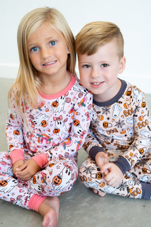 Spooky Sweet Ghosts | Two Piece Pajama Set by Boosh Baby image 5