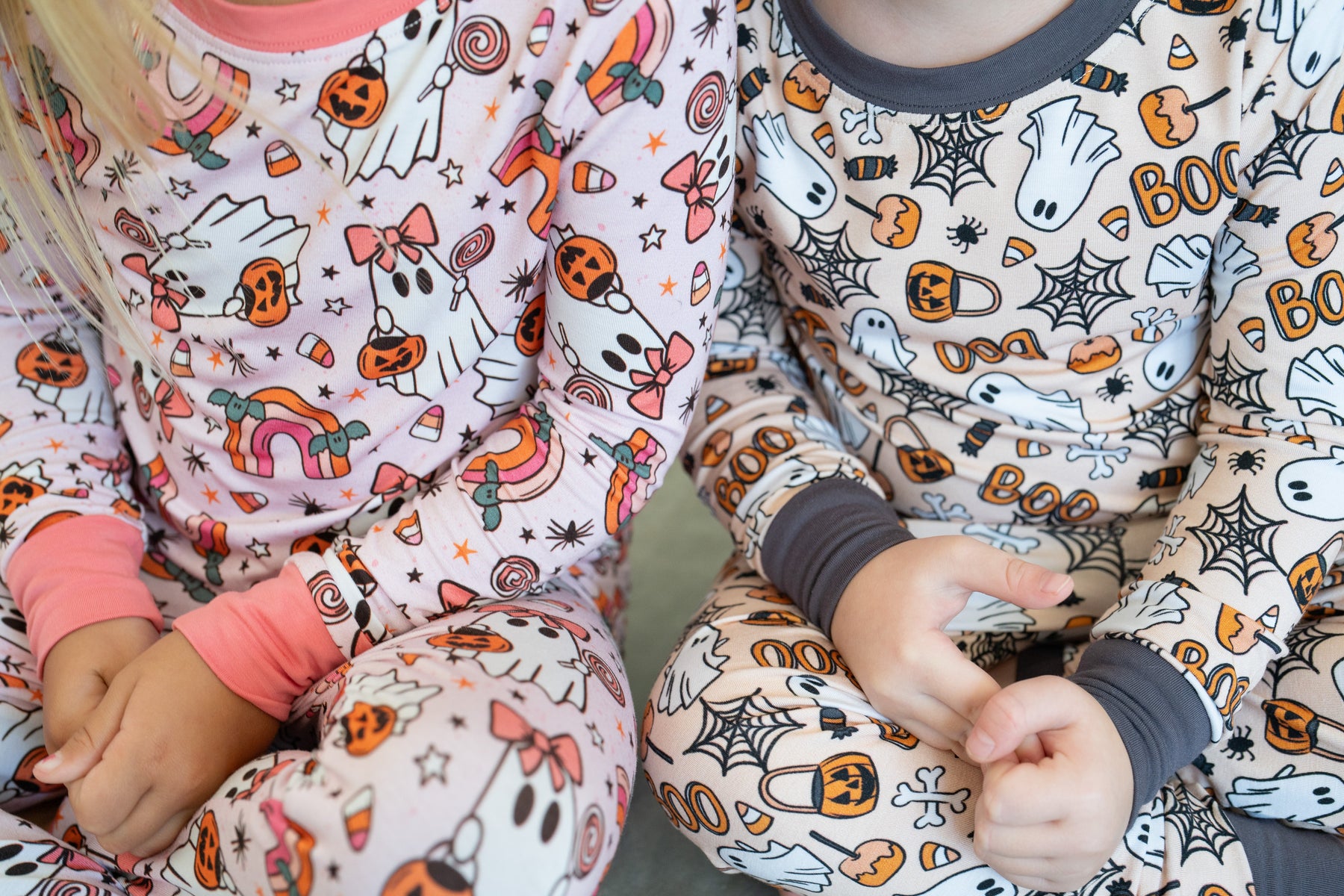 Spooky Sweet Ghosts | Two Piece Pajama Set by Boosh Baby image 6