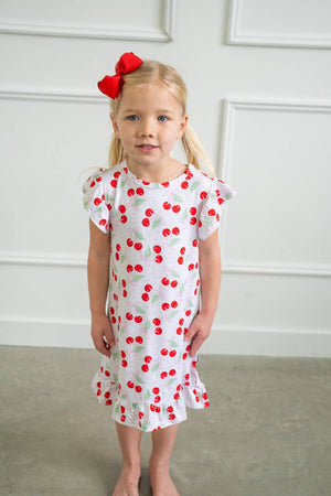 Cherry Coquette | Nightgown by Boosh Baby image 2