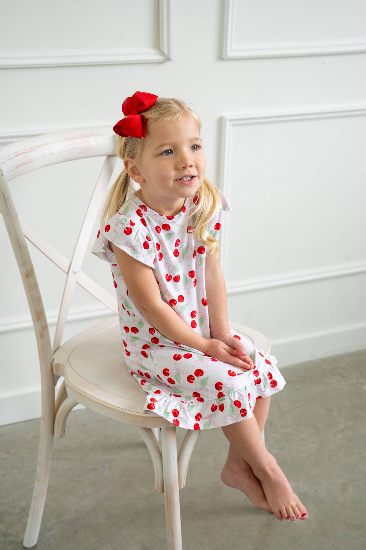 Cherry Coquette | Nightgown by Boosh Baby image 6