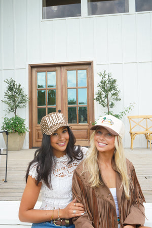 Lucky Duck - Brown Corduroy Trucker Hat