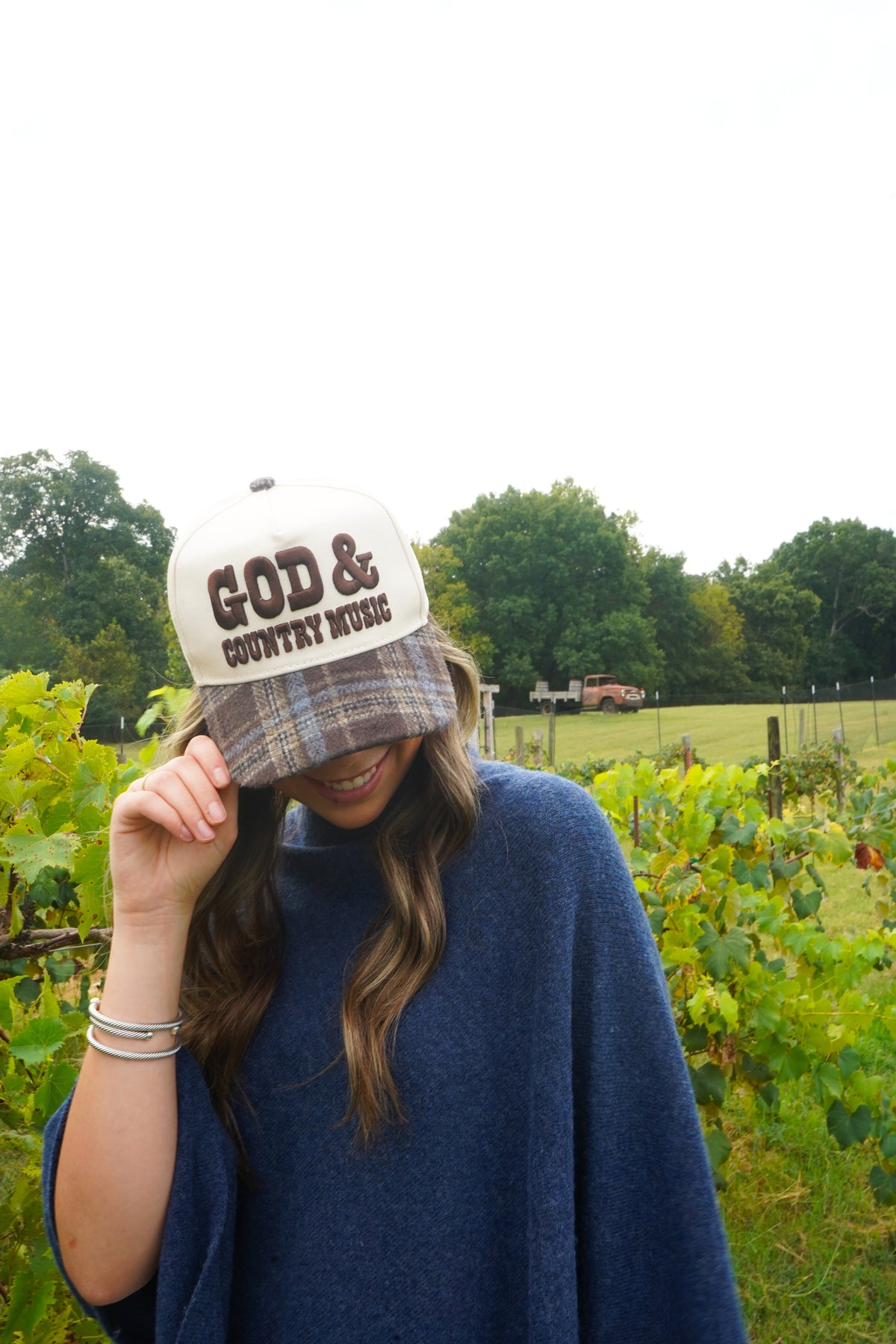 God & Country Music Trucker Hat by KenzKustomz, view 23