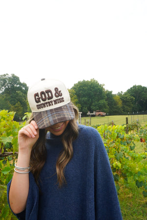 God & Country Music Trucker Hat by KenzKustomz, view 23